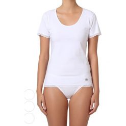 T-shirty damskie: T-shirt (3 szt.) w kolorze białym