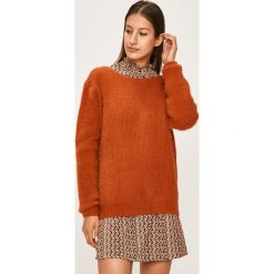 Answear - Sweter. Żółte swetry damskie ANSWEAR, s, bez wzorów, z dzianiny, bez rękawów, bez kaptura. W wyprzedaży za 119,90 zł.