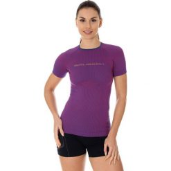 Brubeck Koszulka damska 3D Run Pro purpurowa r. XL (SS12030). Różowe t-shirty damskie marki Brubeck, xl. Za 122,98 zł.