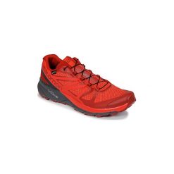 Buty do biegania Salomon SENSE RIDE GTX® INVISIBLE FIT. Czerwone buty sportowe męskie Salomon, bez zapięcia, do biegania. Za 599,20 zł.