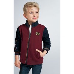 Mayoral - Bluza dziecięca 92-134 cm. Brązowe bluzy chłopięce Mayoral, z aplikacjami, z elastanu, bez rękawów, bez kaptura. Za 140,90 zł.