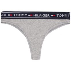 Figi brazylijskie TOMMY HILFIGER UW0UW00823. Szare figi damskie TOMMY HILFIGER, m, bez wzorów, z elastanu. W wyprzedaży za 69,00 zł.