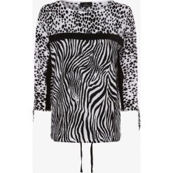 Monari - Sweter damski, czarny. Czarne swetry damskie Monari, bez wzorów, bez rękawów, bez kaptura. Za 499,95 zł.