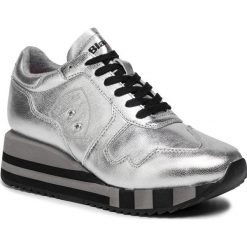 Sneakersy BLAUER - 9FCHARLOTTE01/LAM Silver. Szare półbuty damskie Blauer, ze skóry. Za 599,00 zł.