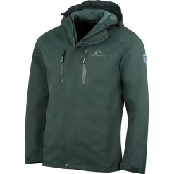Kurtka funkcyjna "Hengill" w kolorze ciemnozielonym. Zielone kurtki męskie Westfjord, s, bez wzorów, bez kaptura. W wyprzedaży za 189,95 zł.