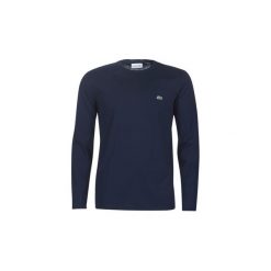T-shirty z długim rękawem Lacoste TH6712. Niebieskie t-shirty męskie Lacoste, s, bez wzorów, bez kołnierzyka, długie. Za 289,00 zł.