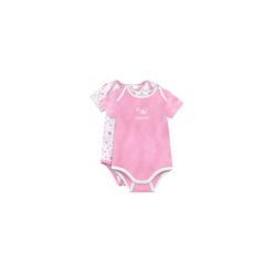 Body niemowlęce: BELLYBUTTON Girls Baby Body dziecięce pale rose 2 szt.