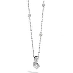 Naszyjniki damskie: Naszyjnik – złoto białe 750, Brylant 0,66ct