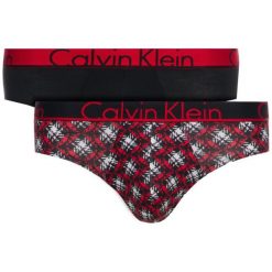 Komplet 2 par slipów Calvin Klein Underwear 000NB1413A. Slipy męskie Calvin Klein Underwear, m, bez wzorów, z elastanu. W wyprzedaży za 119,00 zł.