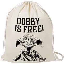 Harry Potter Dobby Is Free Torba treningowa biały (Old White)/czarny. Czarne plecaki męskie Harry Potter, bez wzorów. Za 54,90 zł.