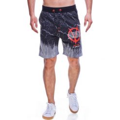 Krótkie spodenki męskie szare Recea. Szare spodenki i szorty męskie Recea, xl, bez wzorów, z bawełny, krótkie. Za 34,99 zł.