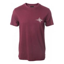 T-shirty męskie: Rip Curl T-Shirt Męski Stoke Merchants M Burgund