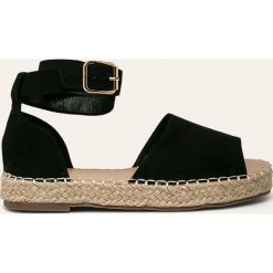 Truffle Collection - Espadryle. Czerwone espadryle damskie Truffle Collection, bez wzorów, z materiału, bez obcasa, na obcasie. W wyprzedaży za 139,90 zł.