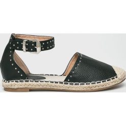 Answear - Espadryle. Szare espadryle damskie ANSWEAR, z materiału, na szpilce. W wyprzedaży za 79,90 zł.