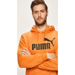 Puma - Bluza. Pomarańczowe bluzy męskie Puma, m, z nadrukiem, z elastanu, z kapturem, bez rękawów, z kapturem. W wyprzedaży za 159,90 zł.