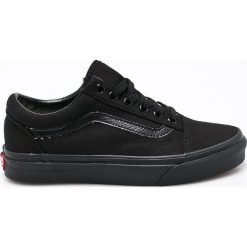 Vans - Tenisówki. Czarne tenisówki damskie marki Vans, z materiału, na sznurówki. Za 279,90 zł.