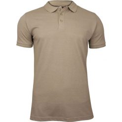 Beżowa Koszulka Polo z Kołnierzykiem, Bez Nadruku -Brave Soul- Męska TSBRSSS19HELIXstone. Brązowe koszulki męskie Brave Soul, m, z nadrukiem, z materiału, casualowe, bez rękawów. Za 39,00 zł.