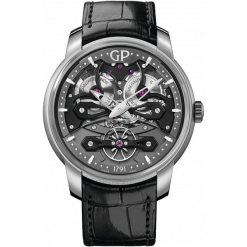 ZEGAREK GIRARD PERREGAUX NEO BRIDGES 84000-21-001-BB6A. Czarne zegarki męskie marki GIRARD-PERREGAUX, szklane. Za 110990,00 zł.