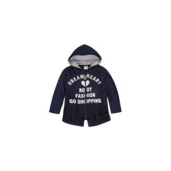 Bluzy dziewczęce: bluza rozpinana dziewczęca z kapturem, rozpinana