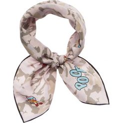 Chusty damskie: Chusta „Patches” w kolorze kremowym – 53 x 53 cm