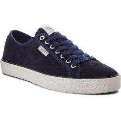 Tenisówki GANT - Baron 16633460 Marine G69. Niebieskie trampki męskie marki GANT, ze skóry. W wyprzedaży za 229,00 zł.
