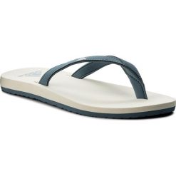 Japonki adidas - Eezay Essence W CG3558 Rawgre/Cwhite/Rawge. Niebieskie klapki damskie Adidas, bez wzorów, z tworzywa sztucznego, bez obcasa. Za 89,00 zł.