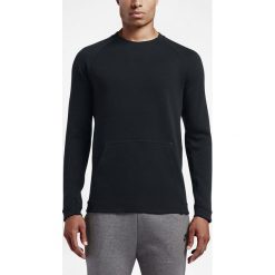 Nike - Bluza. Czarne bluzy męskie Nike, l, bez wzorów, z bawełny, z okrągłym kołnierzem, bez rękawów, bez kaptura. W wyprzedaży za 359,90 zł.