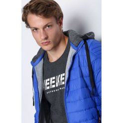 Niebieska Kurtka Over My Head. Czarne kurtki męskie pikowane marki Born2be, l, z aplikacjami, z dresówki. Za 154,99 zł.