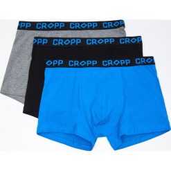 3 pack bokserek - Niebieski. Niebieskie bokserki męskie marki Cropp, bez wzorów. Za 59,99 zł.