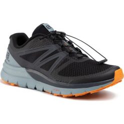 Buty SALOMON - Sense Max 2 406900 30 V0 Black/Leda/Flame Orange. Czarne buty sportowe męskie Salomon, z tworzywa sztucznego, bez zapięcia, do biegania. W wyprzedaży za 399,00 zł.