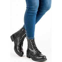 CZARNE WORKERY. Czarne botki damskie na zamek DIAMANTIQUE. Za 99,99 zł.