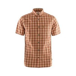 Fjällräven Koszula Övik Shirt SS M, Jasna Oliwka | 622 | M. Koszule męskie Fjällräven, m, bez wzorów, bez kołnierzyka, bez rękawów. Za 419,29 zł.