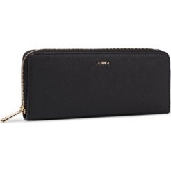 Duży Portfel Damski FURLA - Babylon 1033411 P PBC2 HSF Nero. Czarne portfele damskie Furla, bez wzorów, ze skóry. Za 669,00 zł.