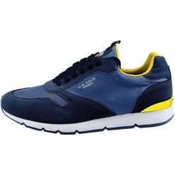 U.S. POLO ASSN. tenisówki męskie Bolt 45 ciemnoniebieskie. Niebieskie trampki męskie U.S. Polo Assn., bez wzorów, bez zapięcia. Za 369,00 zł.