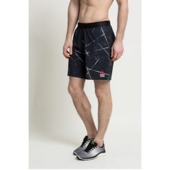 Reebok - Szorty. Czarne spodenki sportowe męskie marki Reebok, xl, z elastanu, sportowe. W wyprzedaży za 149,90 zł.