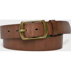 Scotch & Soda - Pasek. Pomarańczowe paski męskie marki Scotch & Soda, w paski, ze skóry. W wyprzedaży za 149,90 zł.