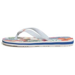 Desigual Japonki Damskie Shoes Flip Flop Tropica 38 Białe. Białe klapki damskie Desigual, bez wzorów, bez obcasa. W wyprzedaży za 69,00 zł.