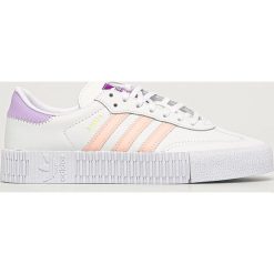 Adidas Originals - Buty Sambarose W. Białe buty sportowe damskie adidas Originals, bez wzorów, z gumy, sportowe. Za 399,90 zł.