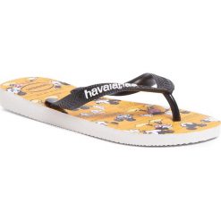 Japonki HAVAIANAS - Disney Stylish Fc 41235003624 White/Black/W. Czarne klapki damskie Havaianas, z motywem z bajki, z tworzywa sztucznego, bez obcasa. Za 89,00 zł.