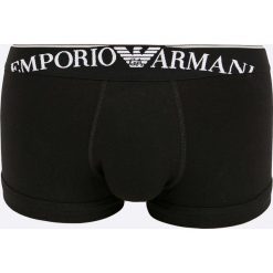 Emporio Armani - Bokserki. Czarne bokserki męskie marki Emporio Armani, z elastanu. W wyprzedaży za 89,90 zł.