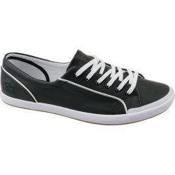 Lacoste Lancelle Lace 6 Eye 731SPW0012024 39 Czarne. Czarne buty sportowe damskie Lacoste, bez wzorów, ze skóry, sportowe. W wyprzedaży za 309,99 zł.