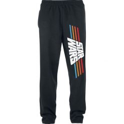 Spodnie dresowe męskie: Star Wars Vintage 77 Spodnie dresowe czarny