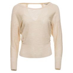 Pepe Jeans Sweter Damski Marga S Beżowy. Brązowe swetry damskie Pepe Jeans, s, bez wzorów, z jeansu, bez rękawów, bez kaptura. Za 359,00 zł.