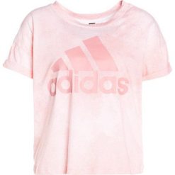 Adidas Performance ESSENTIALS Tshirt z nadrukiem white/trace pink. Czerwone topy sportowe damskie marki adidas Performance, m. Za 129,00 zł.