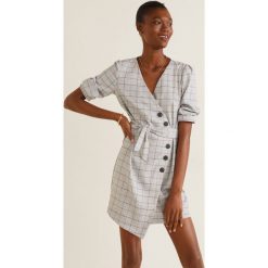 Mango - Sukienka Milly. Szare sukienki damskie Mango, na co dzień, s, bez wzorów, z elastanu, casualowe, bez kołnierzyka, bez rękawów, mini, proste. Za 139,90 zł.