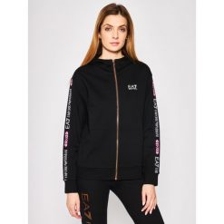 Bluza EA7 Emporio Armani 3HTM16 TJU6Z 1200. Czarne bluzy damskie EA7 Emporio Armani, xs, bez wzorów, z elastanu, bez rękawów, bez kaptura. W wyprzedaży za 469,00 zł.