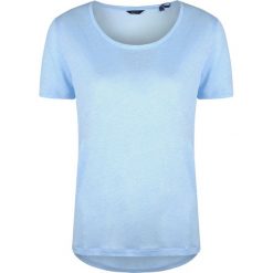 Gant T-shirt "Linen SS". Bluzki damskie GANT, bez wzorów, z okrągłym kołnierzem, bez rękawów. Za 199,00 zł.