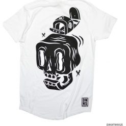 T-shirt Big Skull Longer Length. Szare t-shirty męskie Pakamera, m, bez wzorów, z bawełny, bez kołnierzyka. Za 139,00 zł.