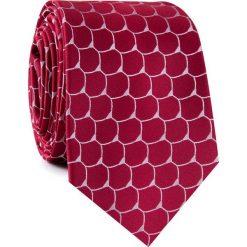 Krawat KWTR001808. Czerwone krawaty męskie Giacomo Conti, bez wzorów, z mikrofibry, eleganckie. Za 69,00 zł.
