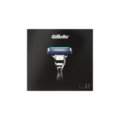 Kosmetyczki męskie: Zestaw prezentowy Gillette: maszynka Gillette Mach3 + 2 wymienne ostrza + żel do golenia Gillette Mach3 75 ml + podróżne etui